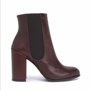 Stuart Weitzman Brown Leather Booties